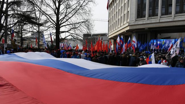 Празднование 5-й годовщины воссоединения Крыма с Россией в Симферополе Празднование 5-й годовщины воссоединения Крыма с Россией в Симферополе