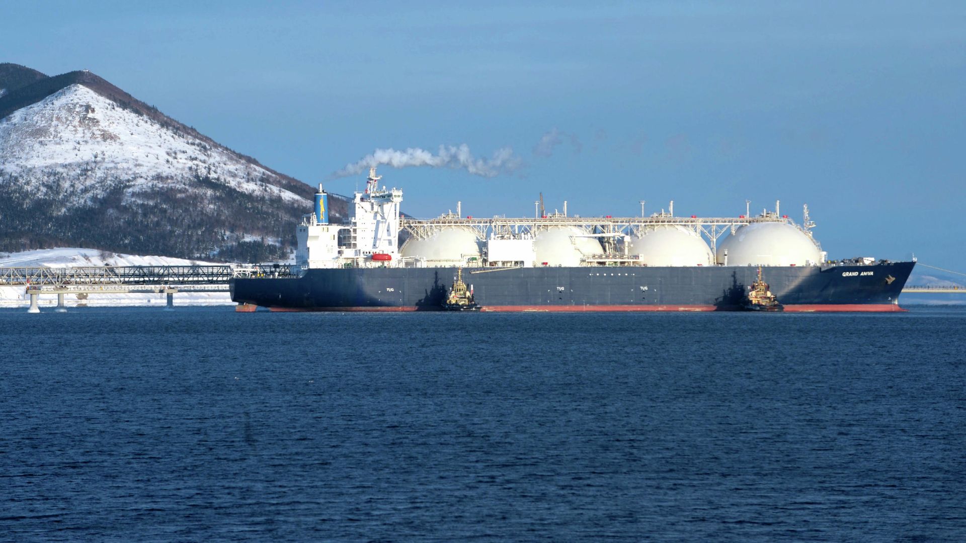 Танкер-газовоз Гранд Анива, для перевозки сахалинского сжиженного природного газа - РИА Новости, 1920, 23.01.2023