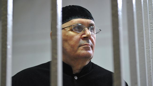 Глава чеченского отделения правозащитного центра Мемориал Оюб Титиев на заседании Шалинского городского суда
