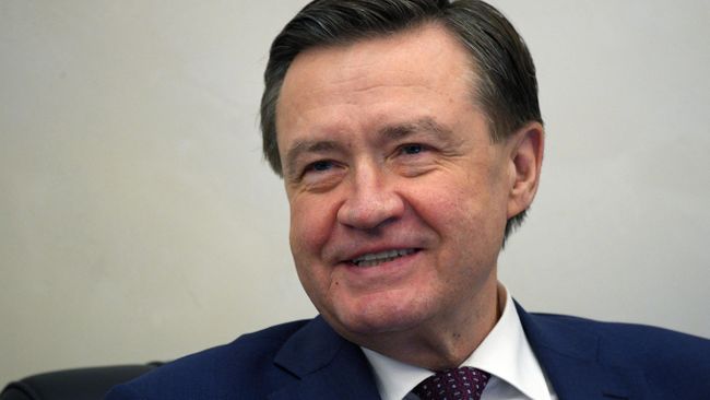 Председатель комитета Совета Федерации РФ по бюджету и финансовым рынкам Сергей Рябухин на расширенном заседании коллегии Федерального казначейства в министерстве финансов РФ. 19 марта 2019