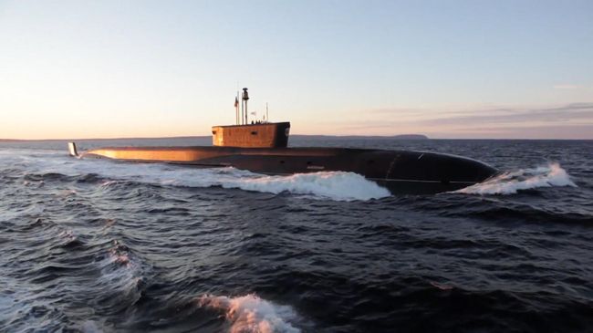 Кадры испытаний подводного ракетоносца типа Борей Кадры испытаний подводного ракетоносца типа Борей