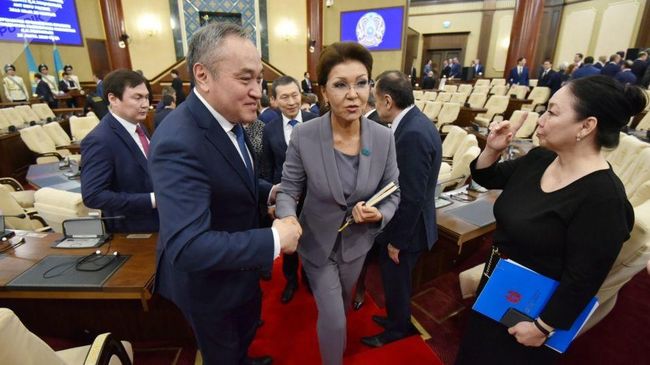Дарига Назарбаева на заседании сената парламента Казахстана. 20 марта 2019 Дарига Назарбаева на заседании сената парламента Казахстана. 20 марта 2019