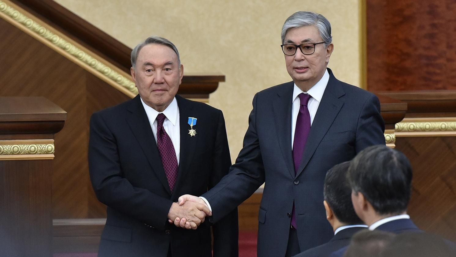 Нурсултан Назарбаев и Касым-Жомарт Токаев Нурсултан Назарбаев и Касым-Жомарт Токаев - РИА Новости, 1920, 15.02.2023