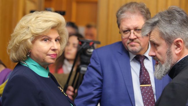 Уполномоченный по правам человека в РФ Татьяна Москалькова на заседании Верховного суда Украины, где рассматривается жалоба Кирилла Вышинского на его арест. 20 марта 2019 Уполномоченный по правам человека в РФ Татьяна Москалькова на заседании Верховного суда Украины, где рассматривается жалоба Кирилла Вышинского на его арест. 20 марта 2019