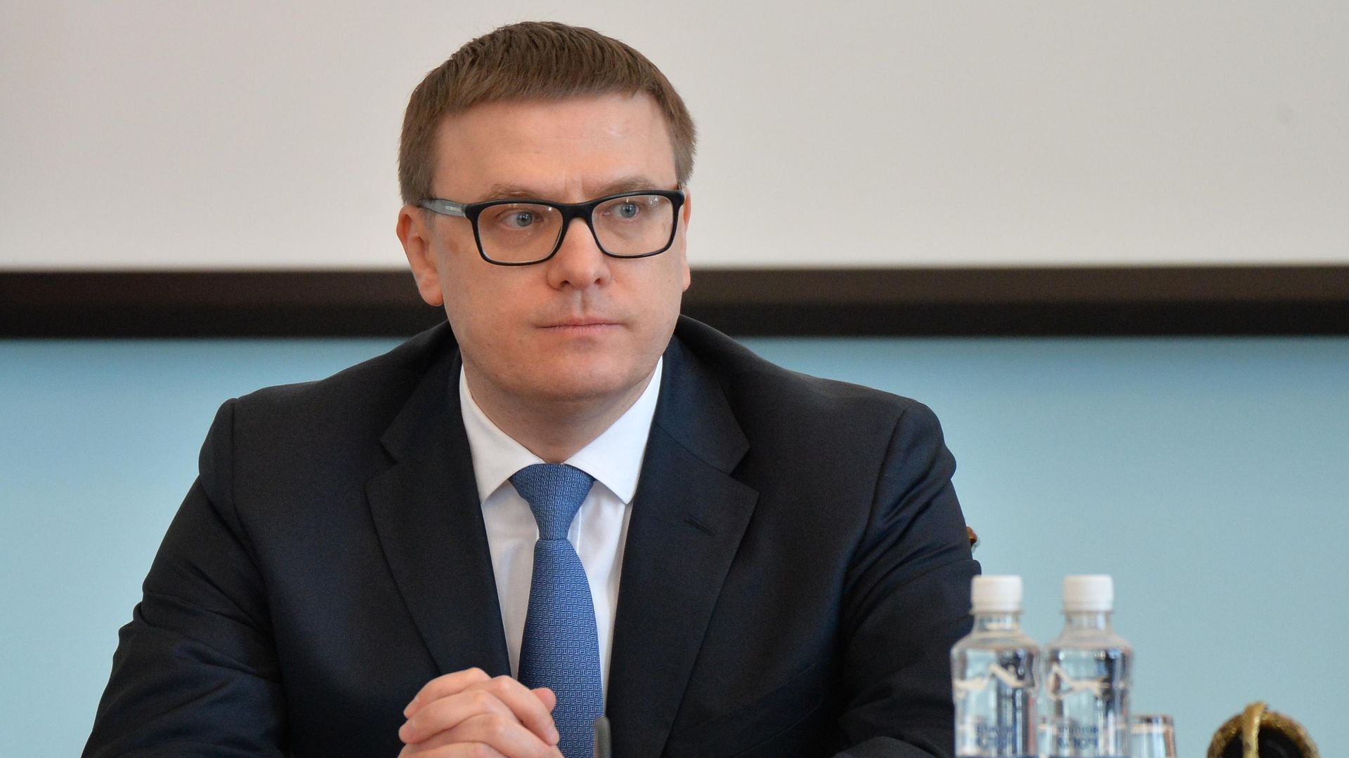 Временно исполняющий обязанности губернатора Челябинской области Алексей Текслер на церемонии представления правительству области. 20 марта 2019 Временно исполняющий обязанности губернатора Челябинской области Алексей Текслер на церемонии представления правительству области. 20 марта 2019 - РИА Новости, 1920, 23.12.2020