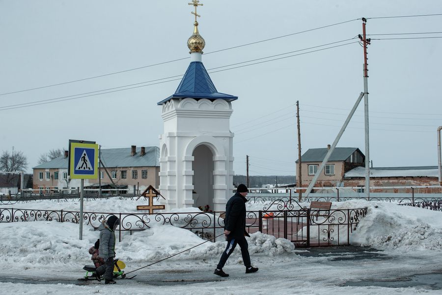 Часовня в поселке Трещевский Часовня в поселке Трещевский