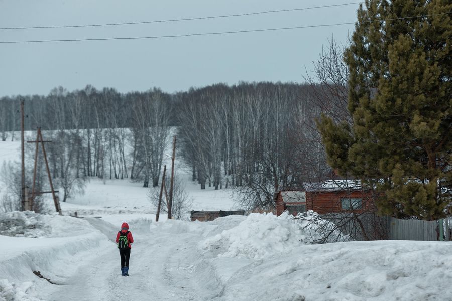 В поселке Трещевский В поселке Трещевский