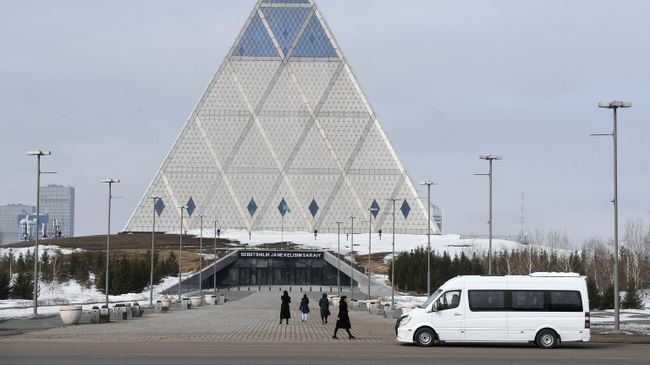 Дворец мира и согласия в Нур-Султане Дворец мира и согласия в Нур-Султане