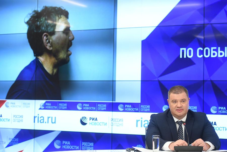 Подполковник Службы безопасности Украины Василий Прозоров на пресс-конференции в МИА Россия сегодня 