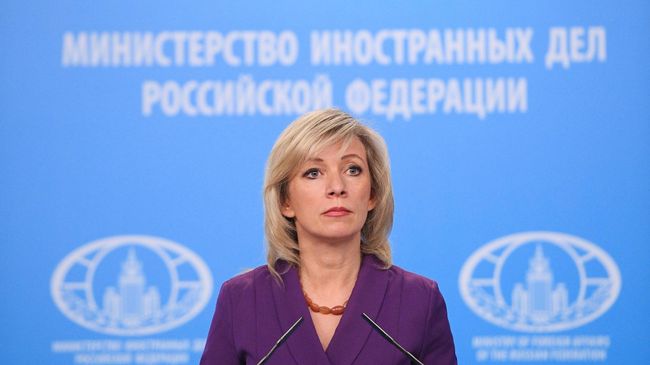 Официальный представитель министерства иностранных дел России Мария Захарова 