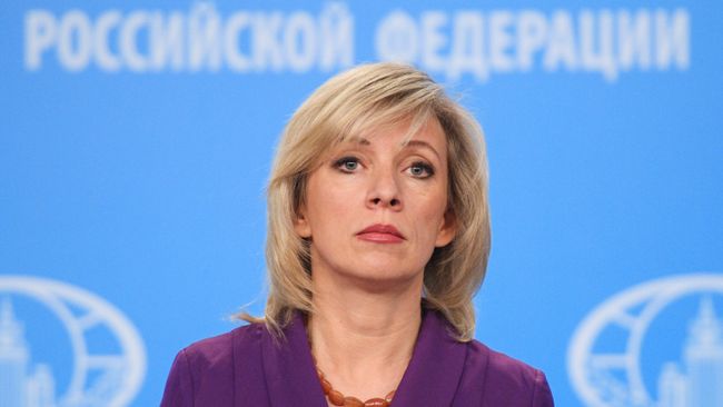 Официальный представитель министерства иностранных дел России Мария Захарова