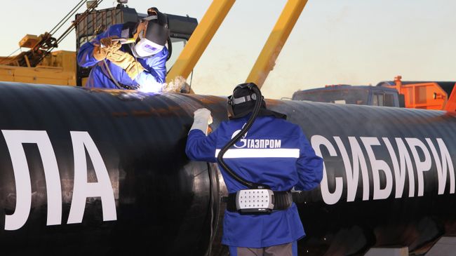 Сварка стыка газопровода Сила Сибири Сварка стыка газопровода Сила Сибири
