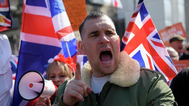 Участники акции сторонников Brexit в Лондоне. 29 марта 2019