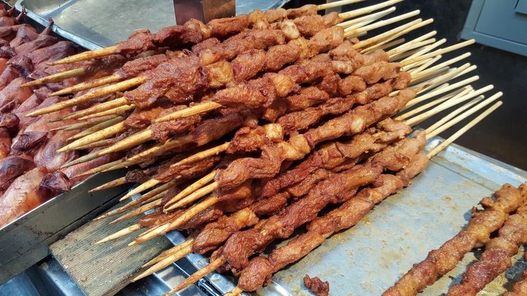 Китайские шашлычки чуань Китайские шашлычки чуань