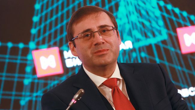 Первый заместитель председателя Центрального банка России Сергей Швецов на X ежегодном Биржевом форуме в Москве. 3 апреля 2019 Первый заместитель председателя Центрального банка России Сергей Швецов на X ежегодном Биржевом форуме в Москве. 3 апреля 2019