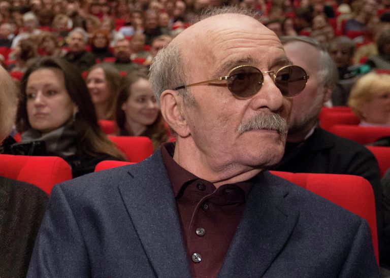 Режиссер Георгий Данелия на премьере анимационного фильма Ку! Кин-Дза-Дза в Доме кино в Москве