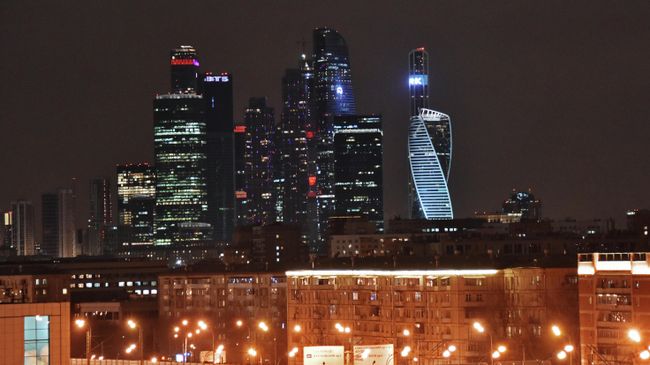 Небоскребы делового центра Москва-сити Небоскребы делового центра Москва-сити