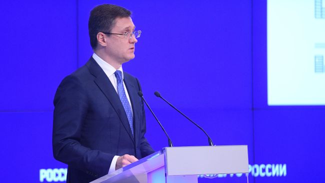 Министр энергетики РФ Александр Новак выступает на заседании коллегии Министерства энергетики РФ в ММПЦ МИА Россия сегодня. 5 апреля 2019 Министр энергетики РФ Александр Новак выступает на заседании коллегии Министерства энергетики РФ в ММПЦ МИА Россия сегодня. 5 апреля 2019