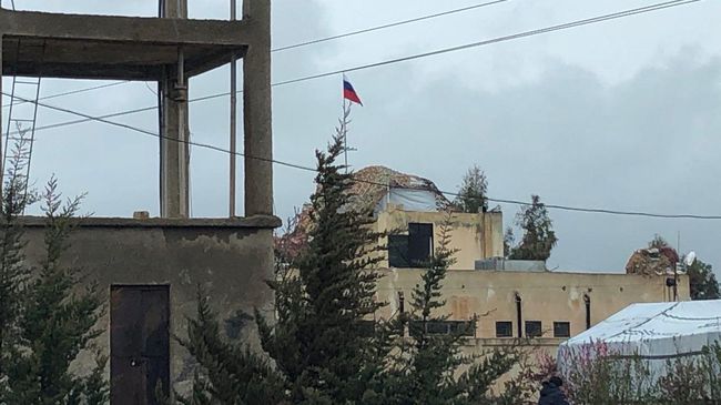 Пункт российской военной полиции в провинции Эль-Кунейтра Пункт российской военной полиции в провинции Эль-Кунейтра