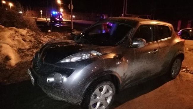 Автомобиль виновницы ДТП в поселке Белоярский, Свердловской области