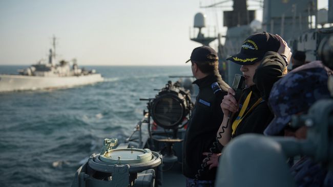 Учения НАТО в Черном море Учения НАТО в Черном море