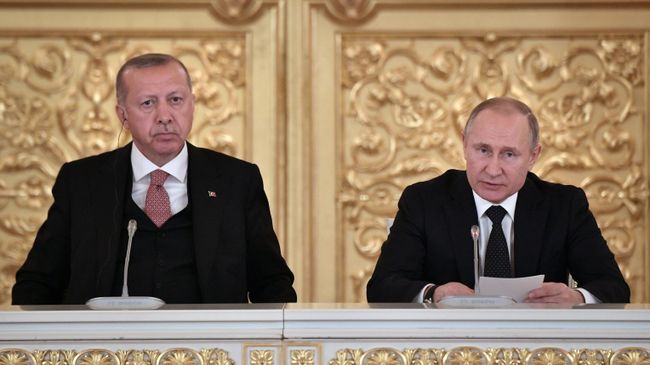 Президент РФ Владимир Путин и президент Турции Реджеп Тайип Эрдоган Президент РФ Владимир Путин и президент Турции Реджеп Тайип Эрдоган