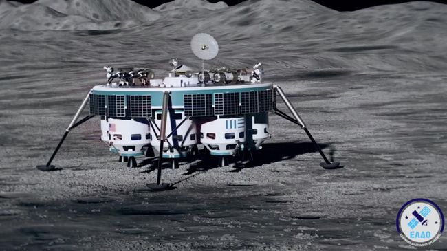 Снимок экрана демонстрационного ролика греческого проекта Hellas to the Moon Снимок экрана демонстрационного ролика греческого проекта Hellas to the Moon