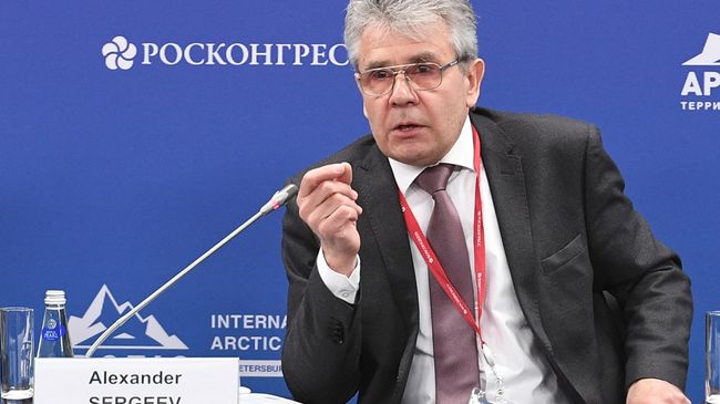 Президент РАН Александр Сергеев на форуме Арктика – территория диалога