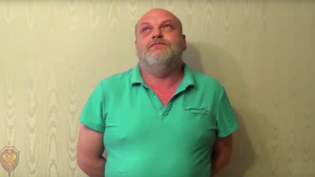 Игорь Пирожок во время задержания