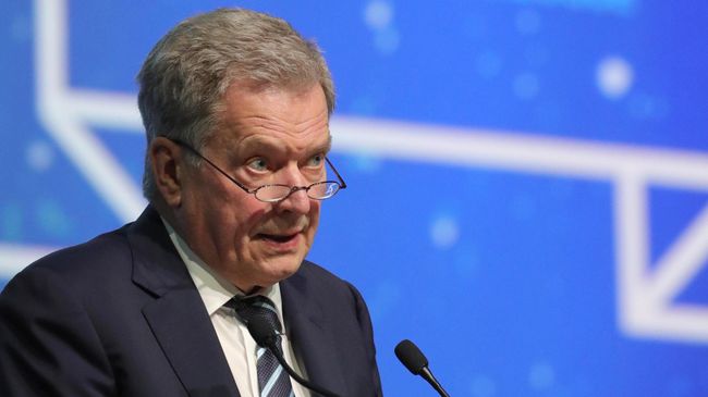 Президент Финляндской Республики Саули Ниинистё 