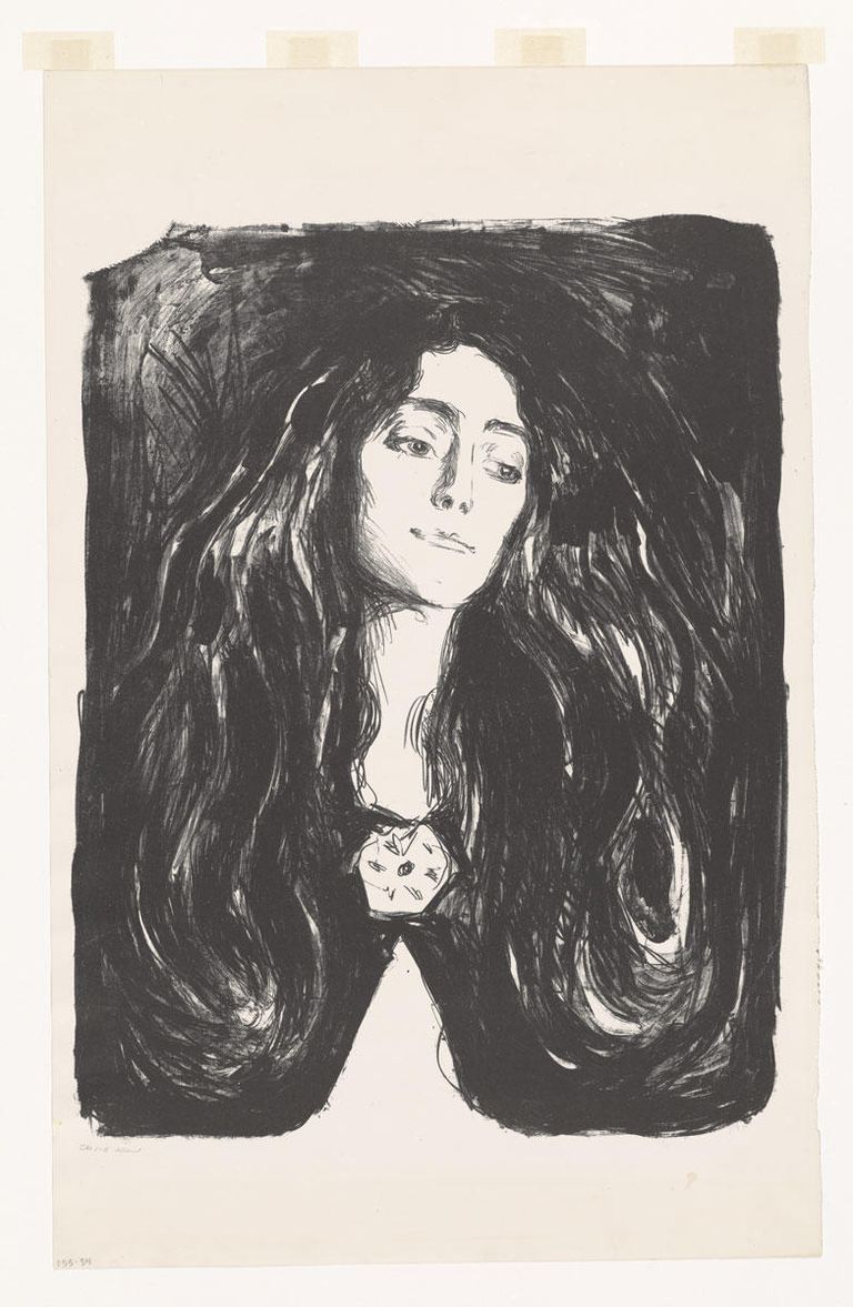 Эдвард Мунк. Брошь. Эва Мудоччи, 1903 