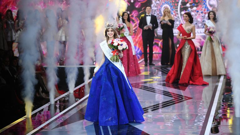 Мисс Россия 2019 Алина Санько на церемонии награждения финалисток конкурса Мисс Россия 2019 Мисс Россия 2019 Алина Санько на церемонии награждения финалисток конкурса Мисс Россия 2019