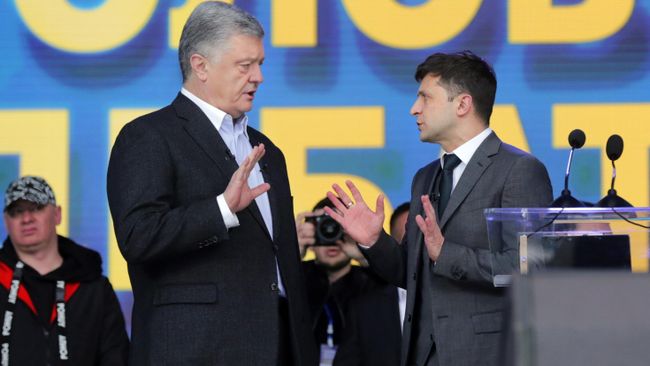 Дебаты кандидатов в президенты Украины Петра Порошенко и Владимира Зеленского Дебаты кандидатов в президенты Украины Петра Порошенко и Владимира Зеленского