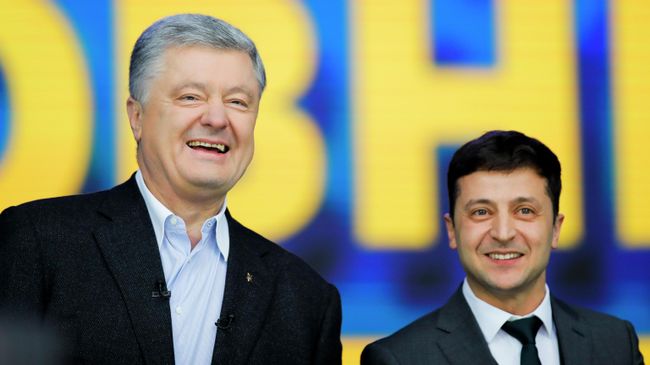 Дебаты кандидатов в президенты Украины Петра Порошенко и Владимира Зеленского Дебаты кандидатов в президенты Украины Петра Порошенко и Владимира Зеленского