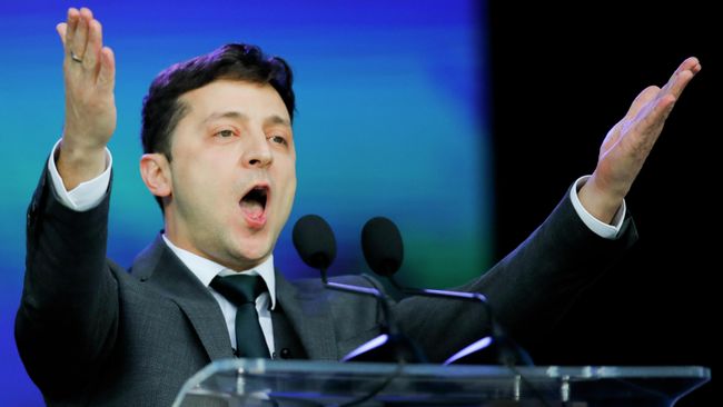 Кандидат в президенты Украины Владимир Зеленский Кандидат в президенты Украины Владимир Зеленский