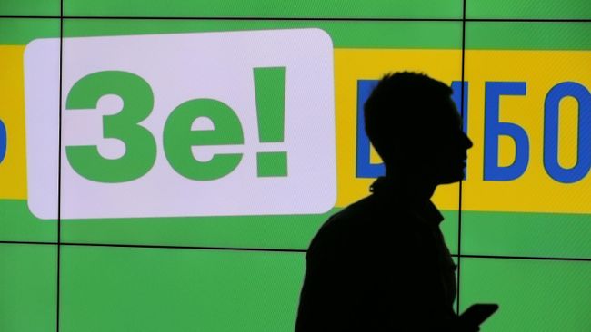 В штабе кандидата в президенты Украины Владимира Зеленского в день второго тура выборов президента Украины В штабе кандидата в президенты Украины Владимира Зеленского в день второго тура выборов президента Украины
