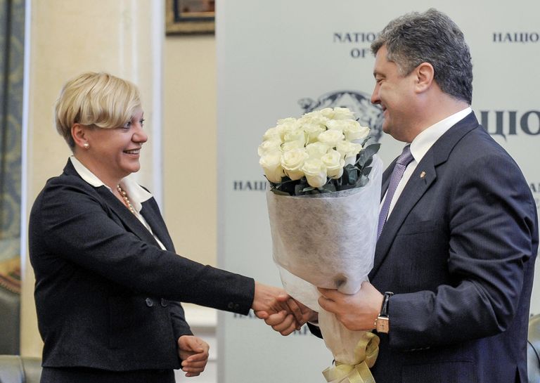 Петр Порошенко и Валерия Гонтарева