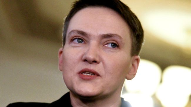 Депутат Верховной рады Украины Надежда Савченко на заседании Верховной рады Украины Депутат Верховной рады Украины Надежда Савченко на заседании Верховной рады Украины
