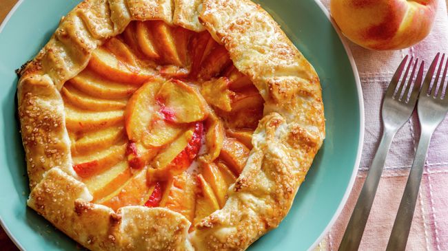 Пирог с персиками Пирог с персиками