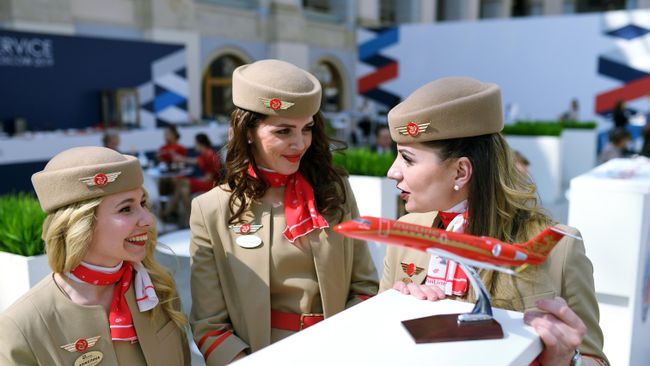 Участницы конкурса красоты Sky Lady 2019 в Москве Участницы конкурса красоты Sky Lady 2019 в Москве