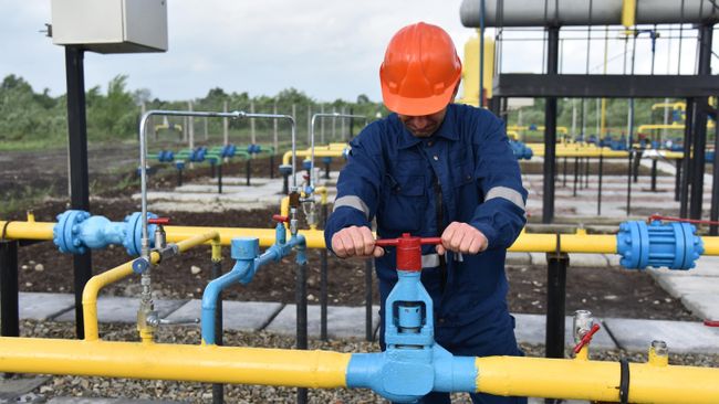 Объект газовой инфраструктуры Украины