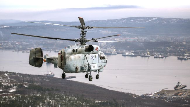 Вертолет К-27 Северного флота РФ Вертолет К-27 Северного флота РФ