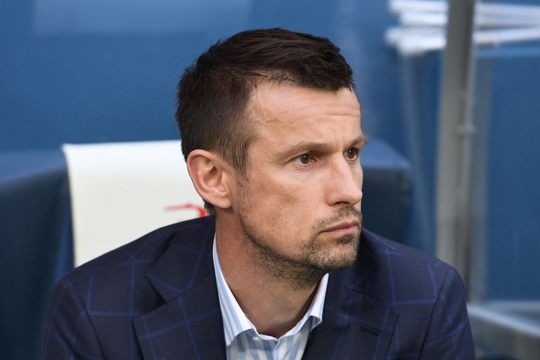 Главный тренер Зенита Сергей Семак