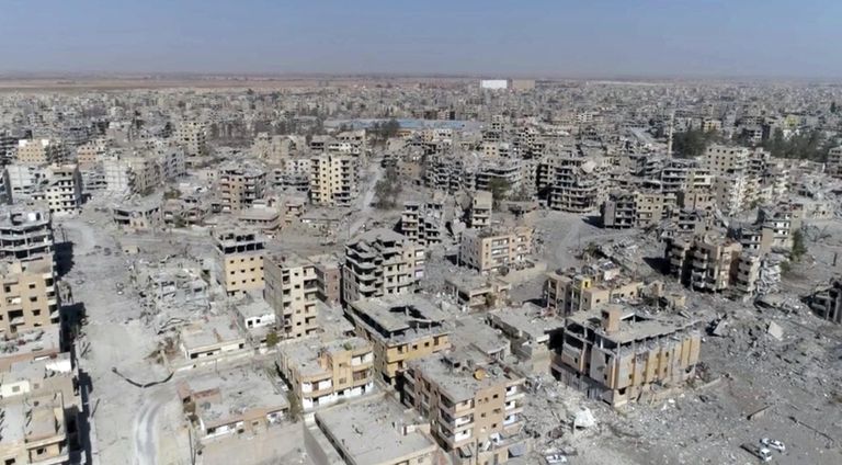 Город Ракка, Сирия. 19 октбря 2017 года Город Ракка, Сирия. 19 октбря 2017 года