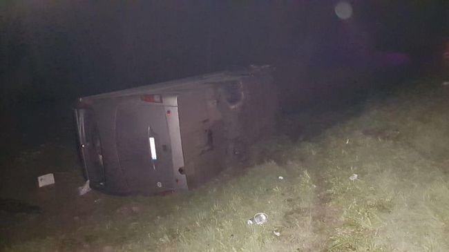 Автобус с 54 пассажирами вылетел в кювет после столкновения с грузовиком в Орловской области