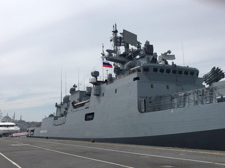 Новейший фрегат ЧФ РФ Адмирал Эссен представлен на оборонной выставке IDEF-2019 в Стамбуле Новейший фрегат ЧФ РФ Адмирал Эссен представлен на оборонной выставке IDEF-2019 в Стамбуле