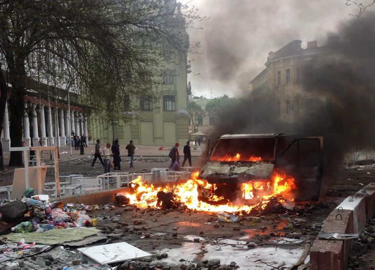 Массовые беспорядки в Одессе 2 мая Массовые беспорядки в Одессе 2 мая