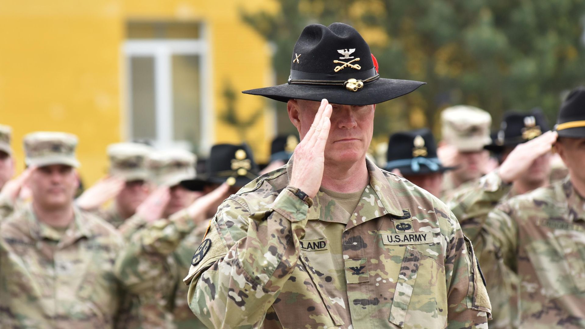 Американские военнослужащие во время ротации подразделений по подготовке военнослужащих Украины - РИА Новости, 1920, 21.10.2021