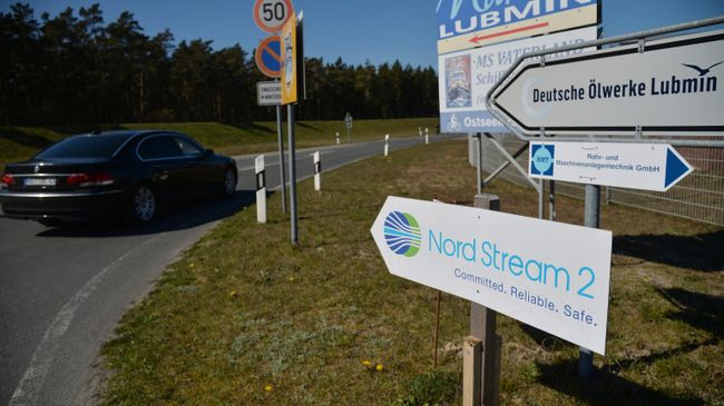 Строительство газопровода Северный поток-2 в Германии