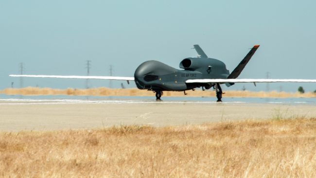 Американский стратегический разведывательный БПЛА RQ-4 Global Hawk Американский стратегический разведывательный БПЛА RQ-4 Global Hawk
